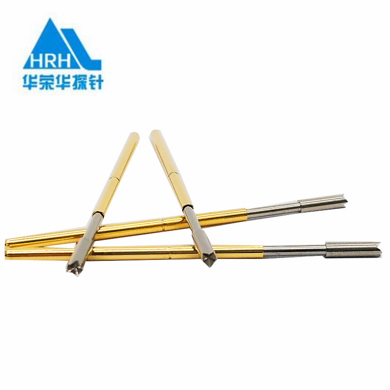 G1353-Q探針、四爪頭探針、1.36mm測試針、總長36.5mm、彈簧針圖片、測試針圖片、頂針圖片、探針圖片